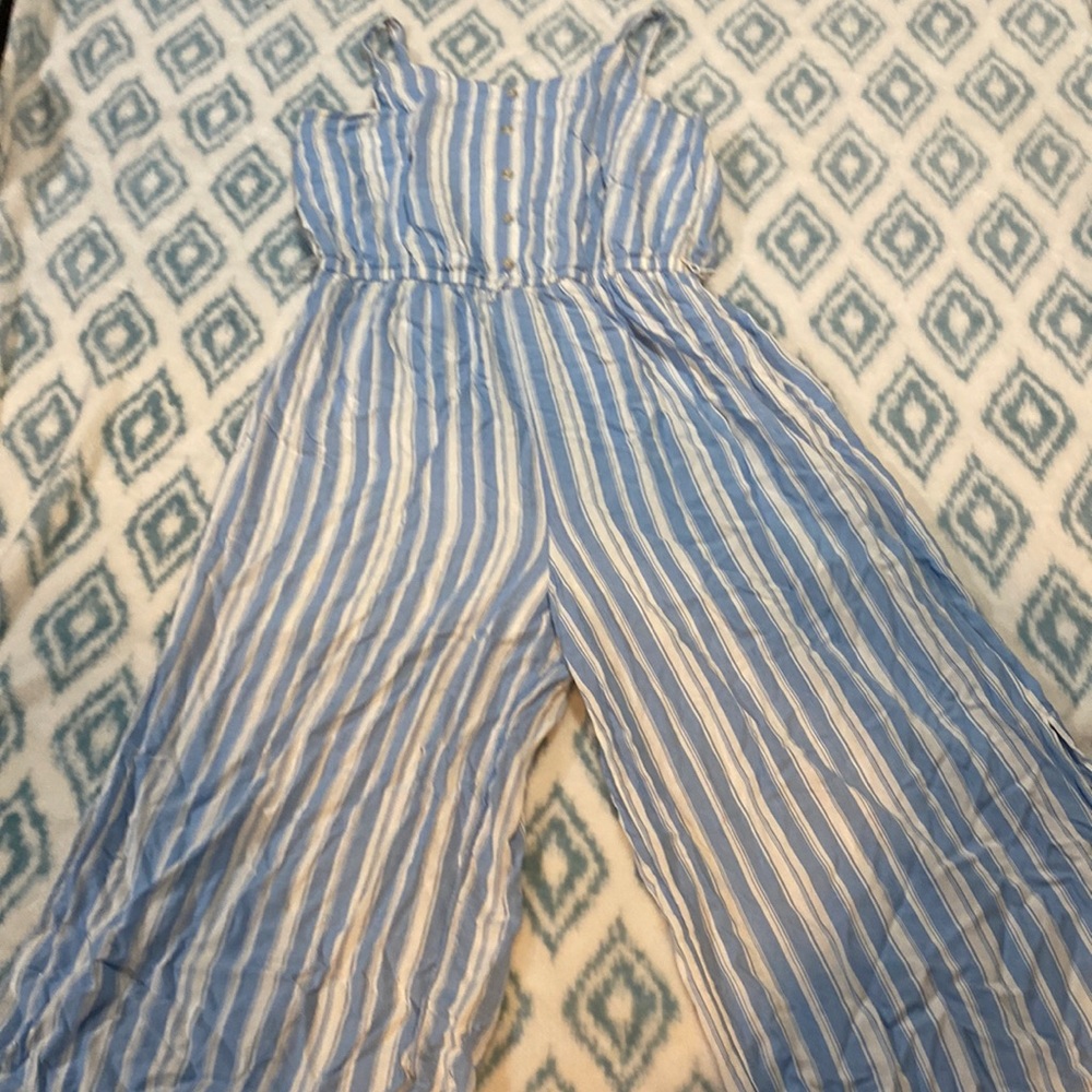 striped justice romper